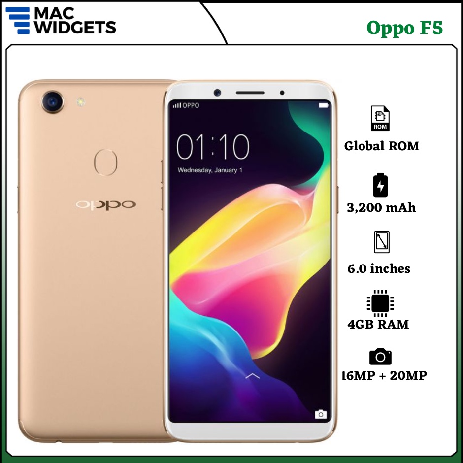 OPPO F5 Global Version  / 6.0- inch Full Screen / Finger Print Scanner #1