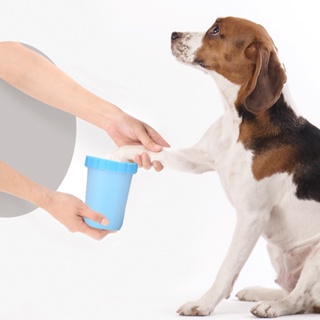 (hot)∋Pet New Land .Pet Paw Cleaner Pet Foot Cleaning Cup Portable Outdoor Manual Quick Dog Foot W #5