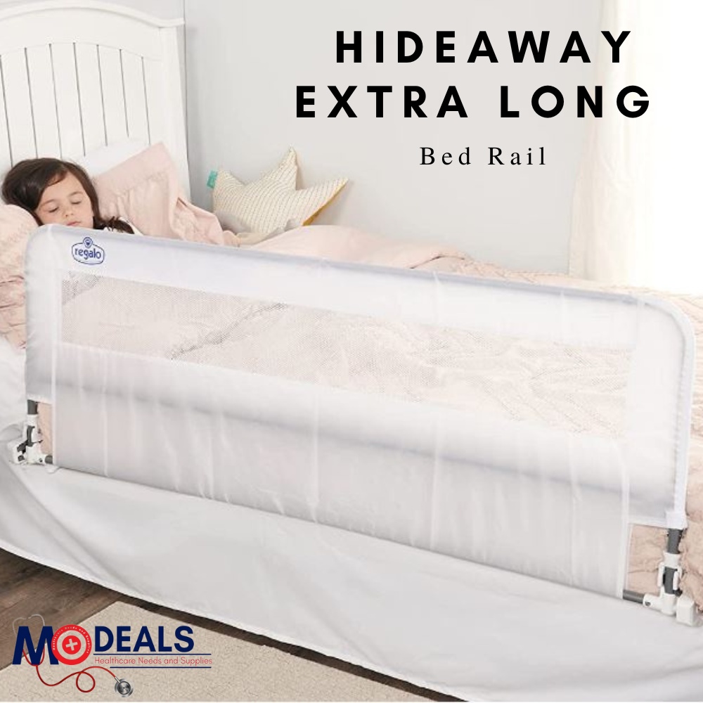 REGALO 54"inch Hideaway Extra Long Bed Rail Model 5010 HD DS ( MODEALS