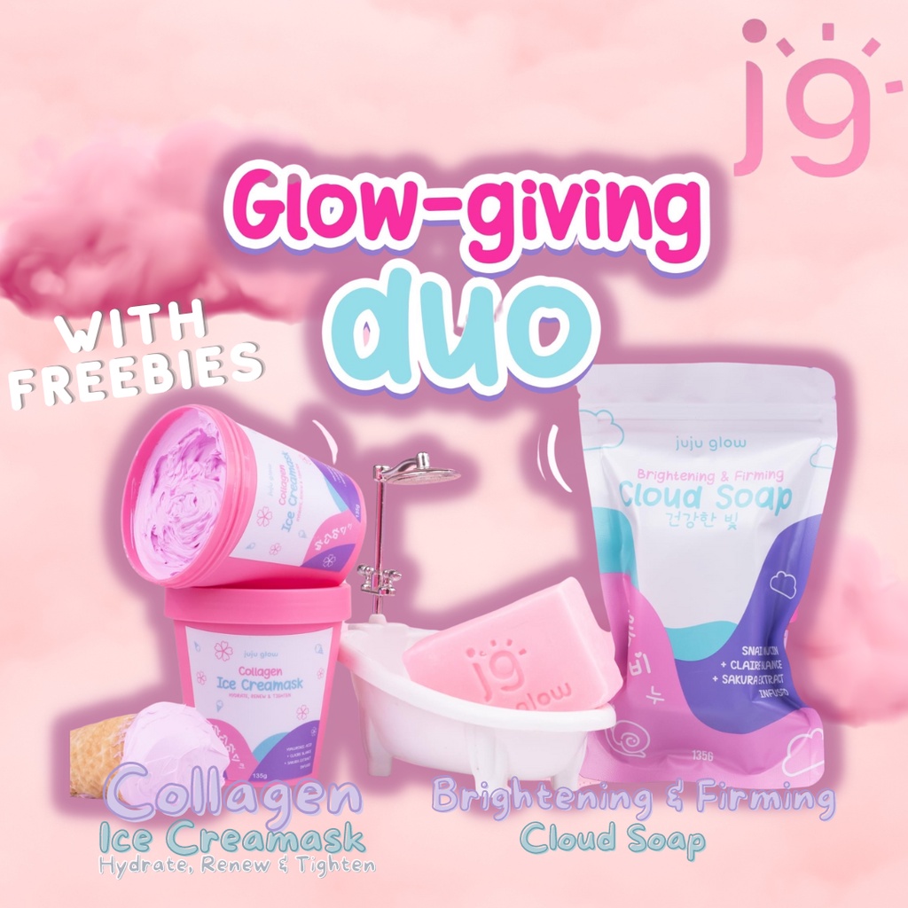 JUJU GLOW CLOUD SOAP / ICE CREAM MASK Shopee Philippines