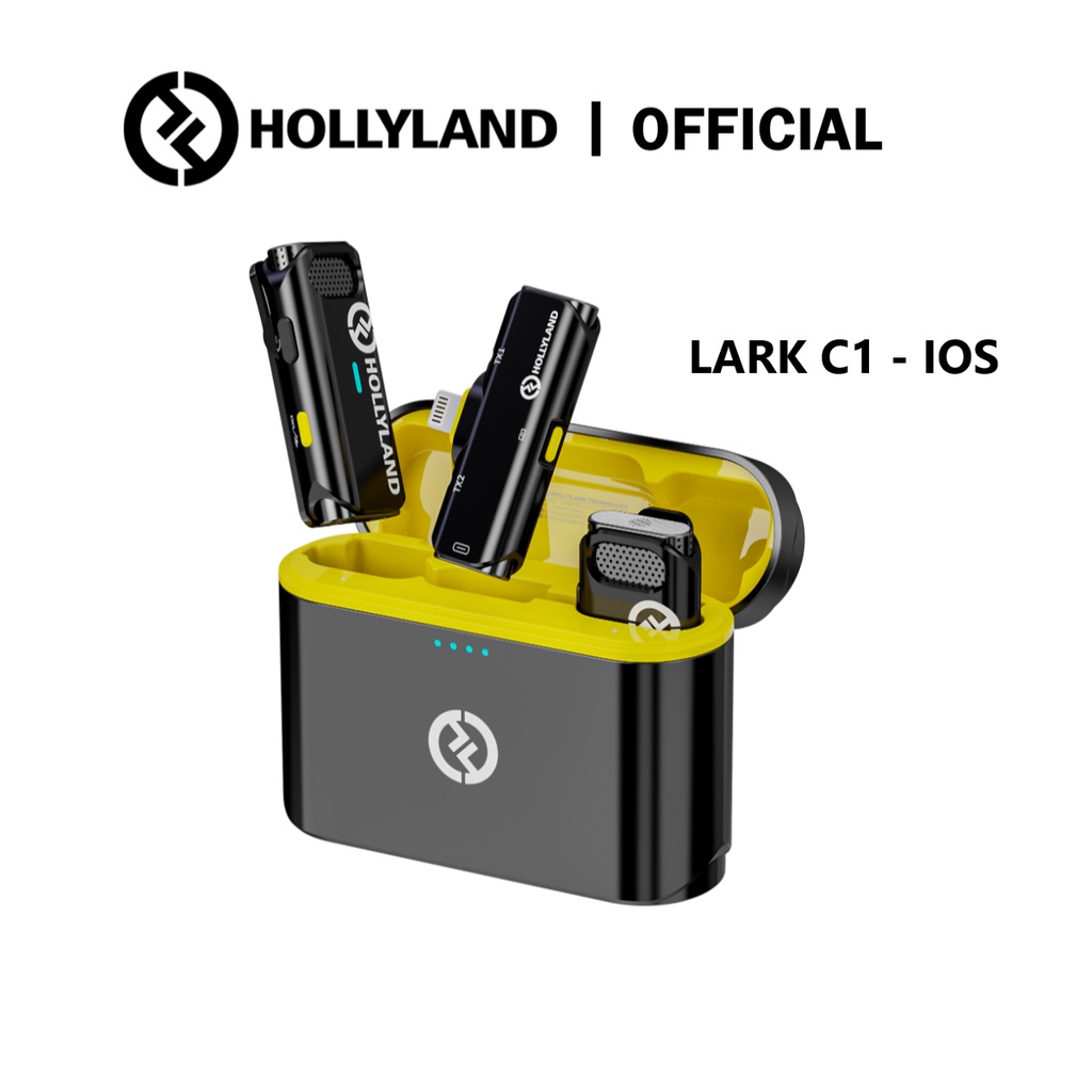 Hollyland Lark C1 Wireless Lavalier Microphone for iPhone, MFi