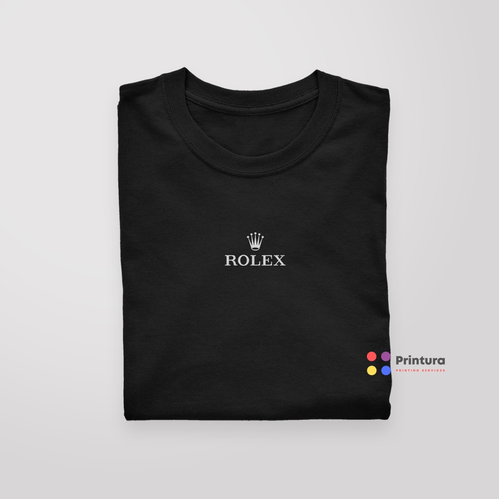 Rolex Logo Oversized Aesthetic Overrun Statement Shirt Unisex Tees T-Shirt (Teens-2XL)