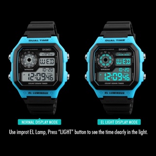Ready Stock SKMEI 1299 Men Digital Watch Waterproof Wristwatches jam tangan Sport Watches #6