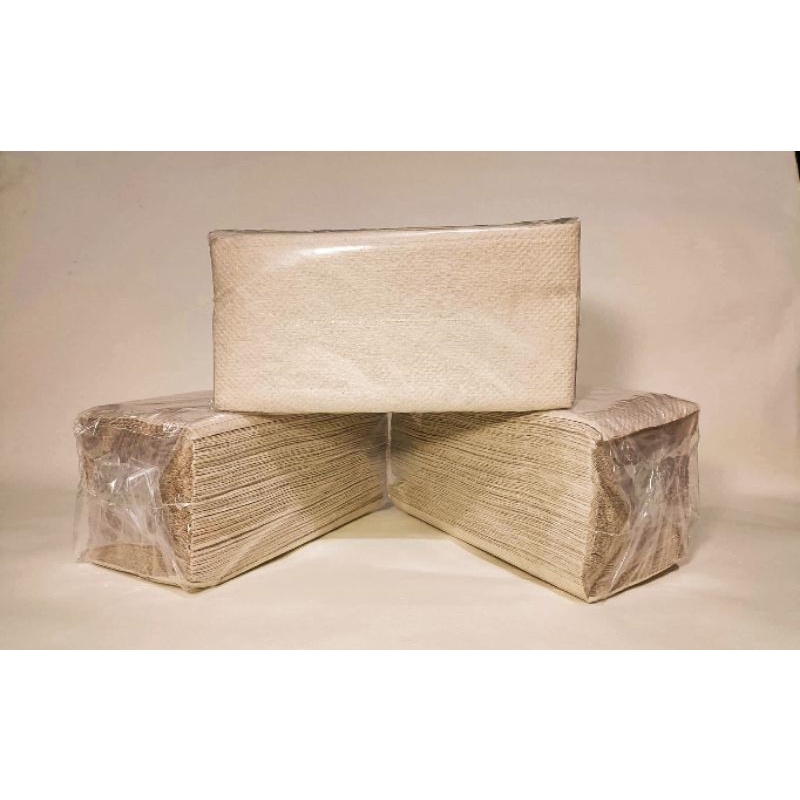 Interfolded Brown Paper Towel 30 gsm 150 Sheets Shopee Philippines