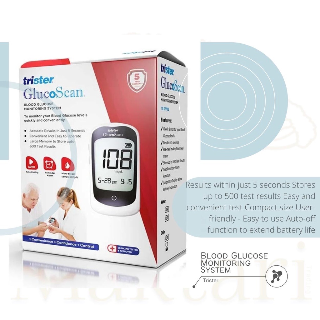 Trister Blood Glucose Monitoring System Shopee Philippines