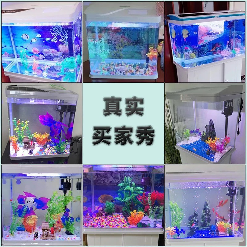 Fish cabinet living room small 2022 new fish tank with bottom cabinet home floor-to-ceiling water-f #2