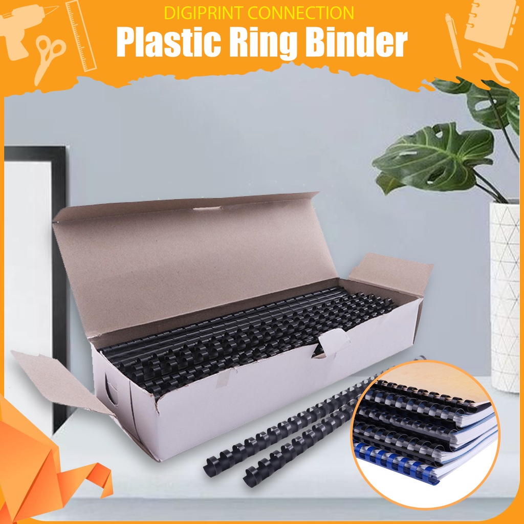 Plastic Ring Binder 100pcs A4 Size 21 holes 50 150 sheets Capacity