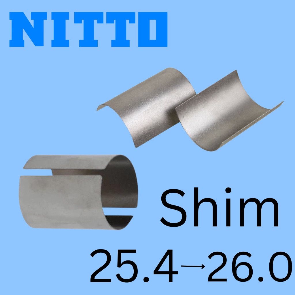 Nitto Stainless Shim Converts Handlebar 25.4 To 26.0mm. Shopee