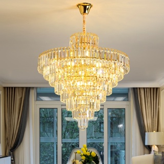 Chandelier Luxury LED Indoor Lighting Kitchen Lamps Crystal Ceiling Light Lights Lamp living room #7