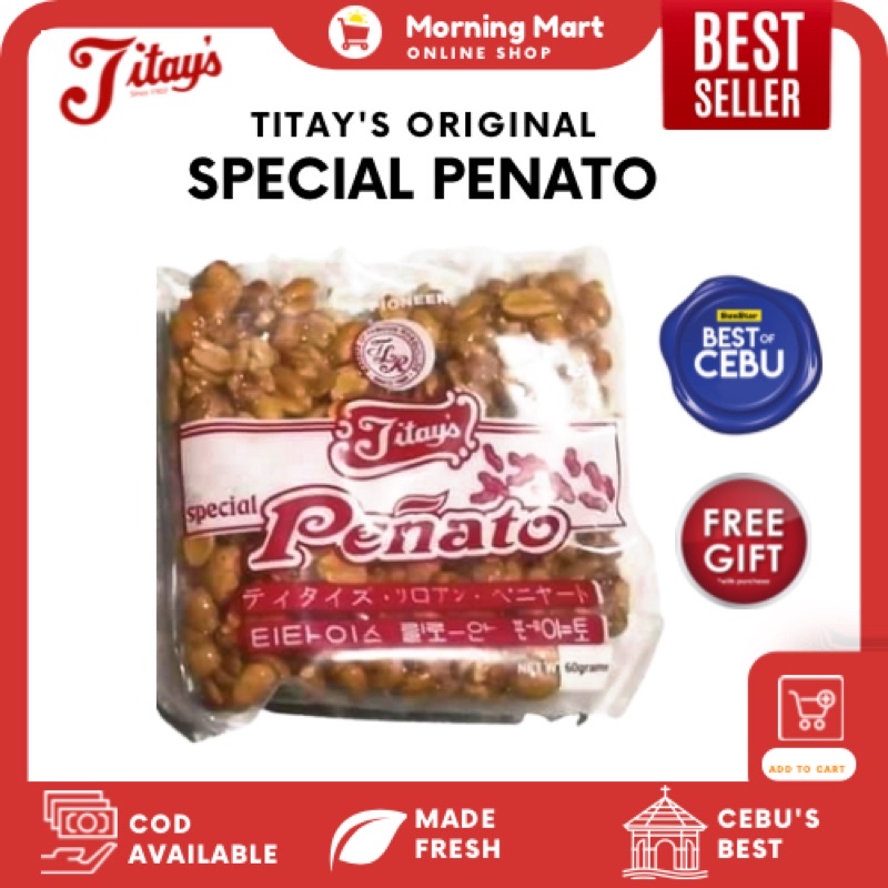 Titays Original Special Penato 60 grams from Liloan Cebu Freshly Made
