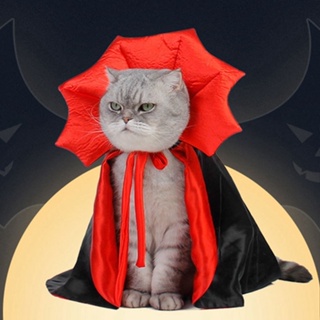 Cute Halloween Pet Costumes Cosplay Vampire Cloak For Small Dog Cat Kitten Puppy Dress Kawaii Pet Clothes Cat Accessoties Gift