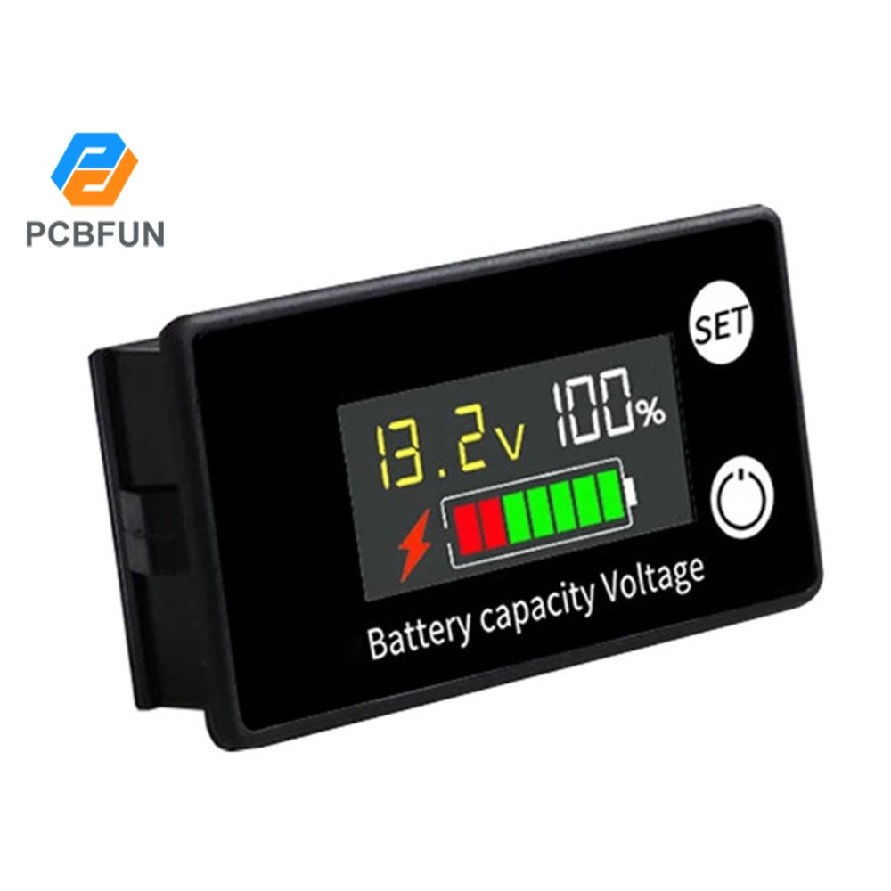 Pcbfun DC8100V Digital 6133A LCD Battery Capacity Voltage Meter