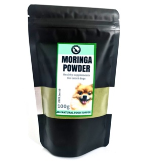 malunggay powder ✸FAST SHIPPNG MORINGA POWDER SUPPLEMENTS FOR PET CAT DOG (ORGANIC) 100G♝
