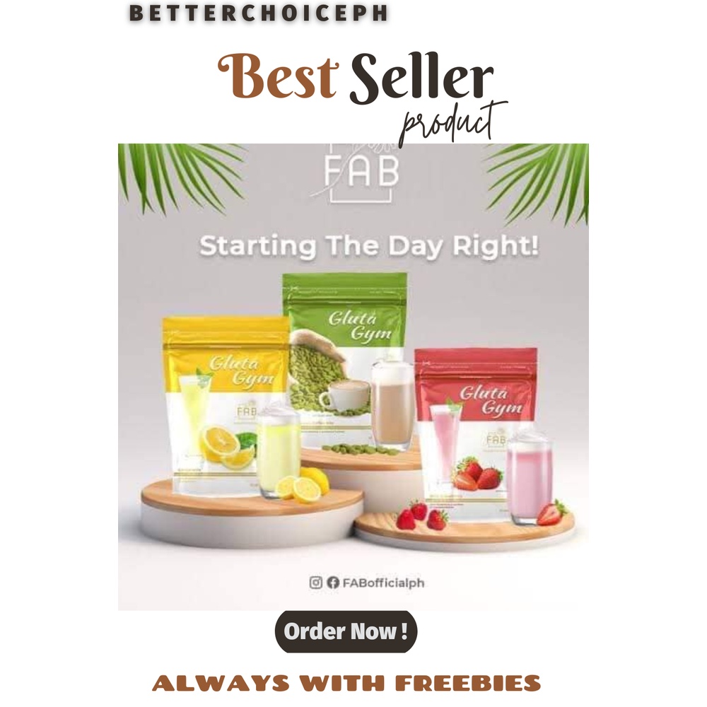 New trends/FAB Gluta Gym Detox Slimming Powder Drink (Green Coffee Mix