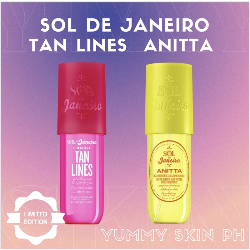 Sol De Janeiro Tan Lines Anitta Limited Edition 90 Ml Cheirosa Hair And Body Fragrance Mist