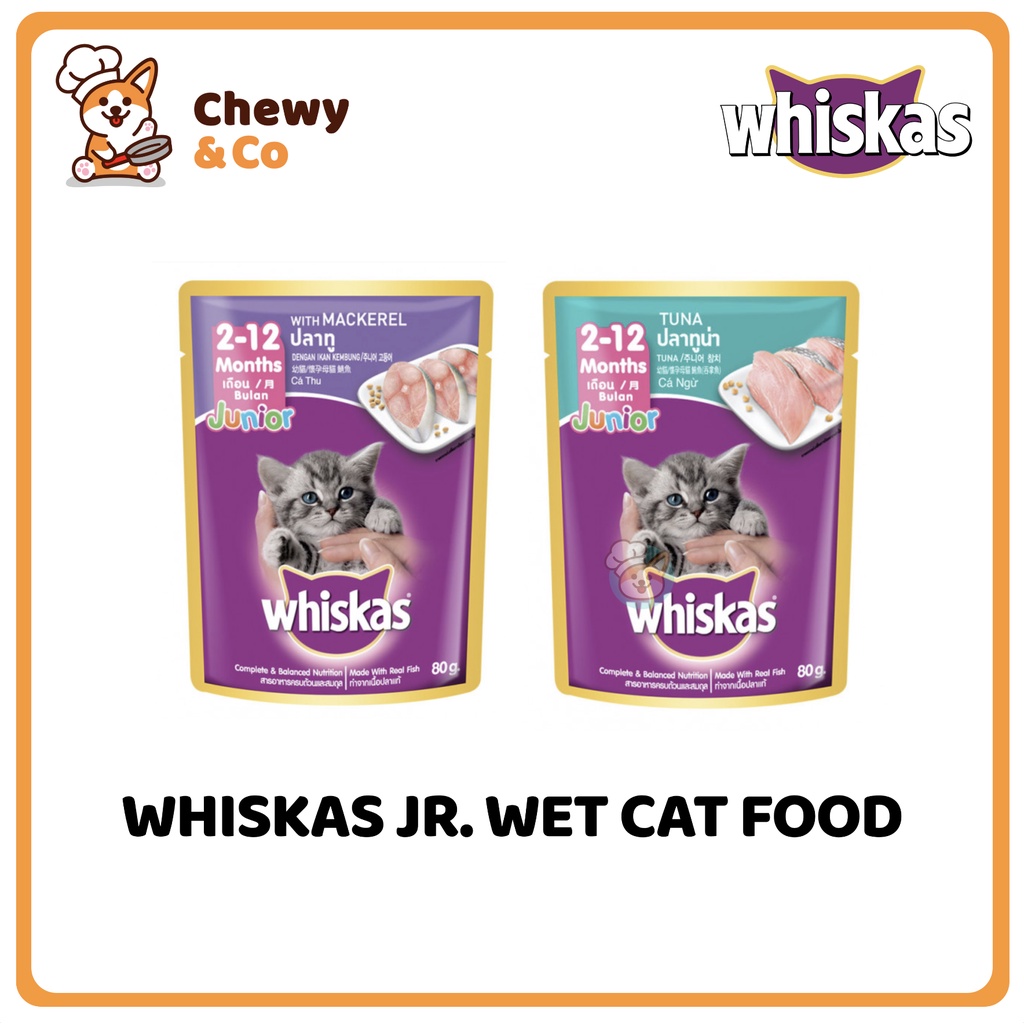 Whiskas Junior Wet Kitten Food 80g Shopee Philippines