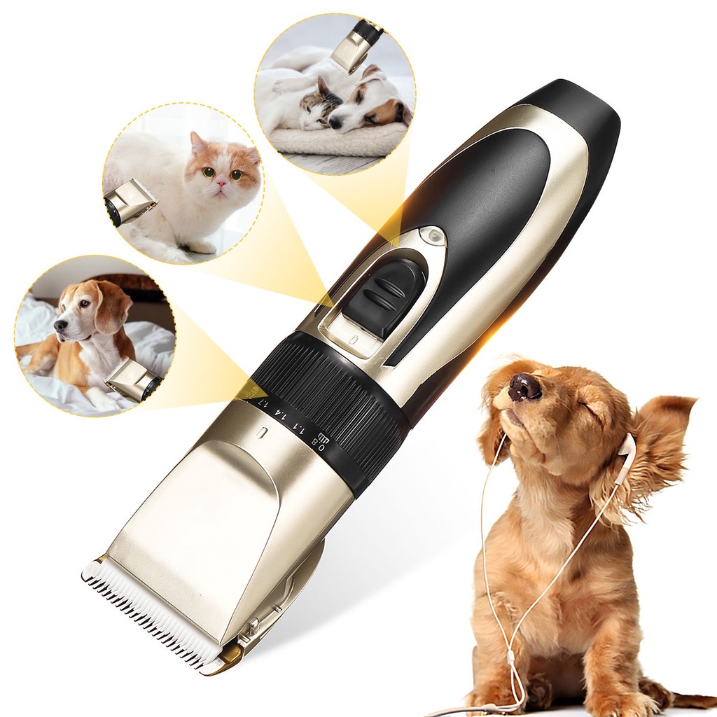 Rechargeable Electric Pet Hair Trimmer Dog Hair Grooming Razor Dog Clipper Cat Hair Shaver Cut #6