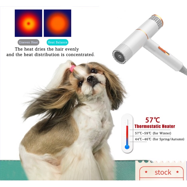 Pet Dryer Dog Portable Hair Dryer Pet Grooming Cat Hair Dog Fur Blower Low Noise #4