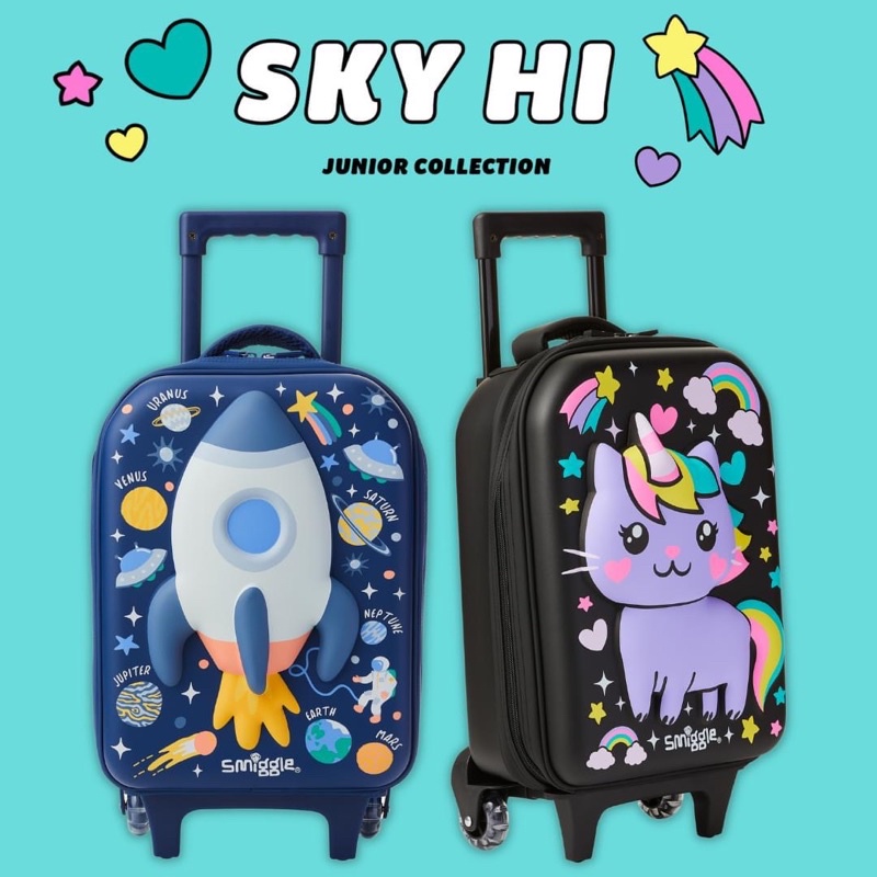 smiggle travel trolley bag