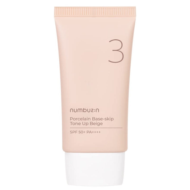 numbuzin No.3 Porcelain Base-skip Tone Up Beige SPF50+ PA++++ 1.69 fl ...