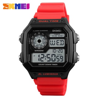 Ready Stock SKMEI 1299 Men Digital Watch Waterproof Wristwatches jam tangan Sport Watches #1