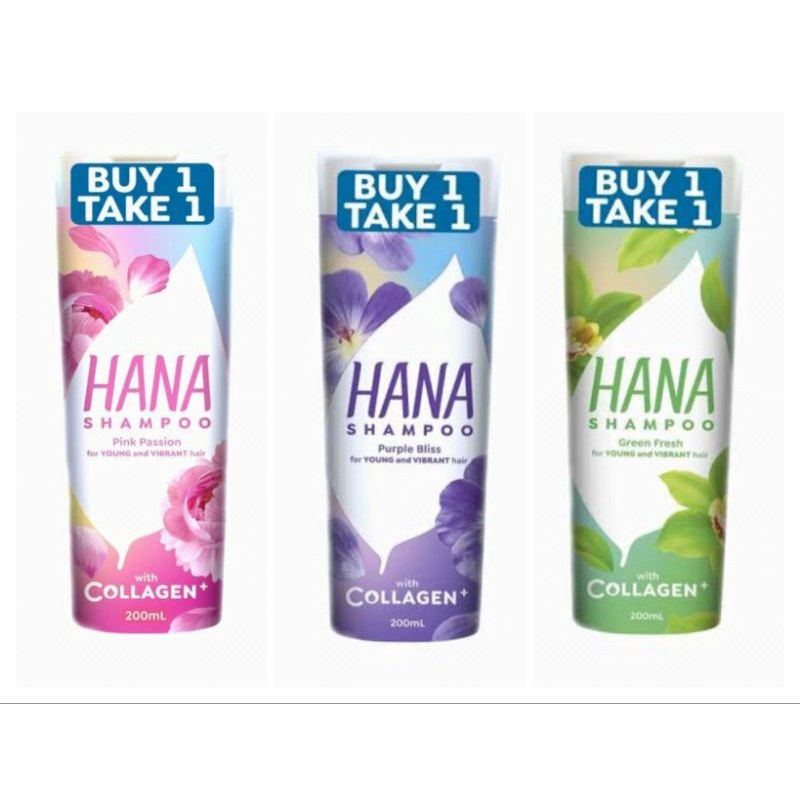 Hana Shampoo with Collagen buy1take1 100 Authentic Shopee Philippines