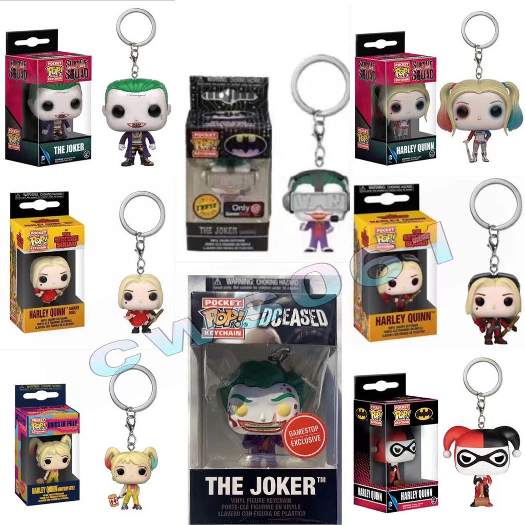 Harley Quinn Keychain Joker And - Movie Inspired Comics Fan