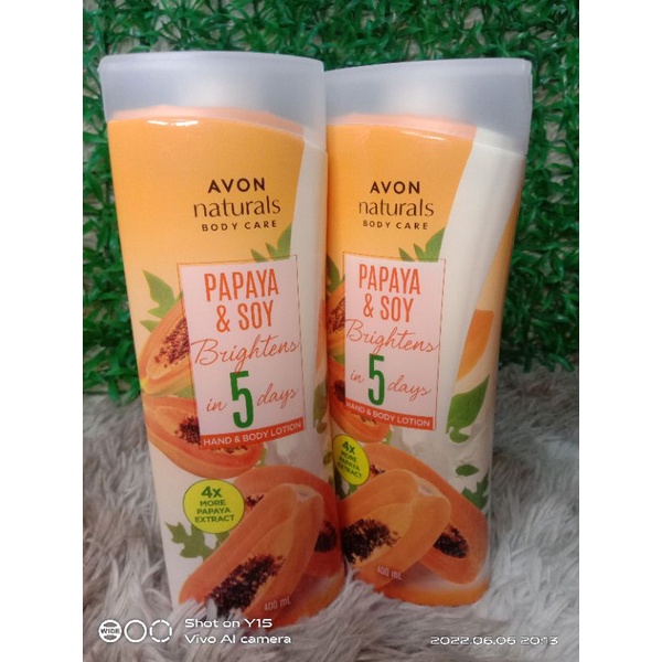 AVON Papaya&soy hand and body lotion Shopee Philippines