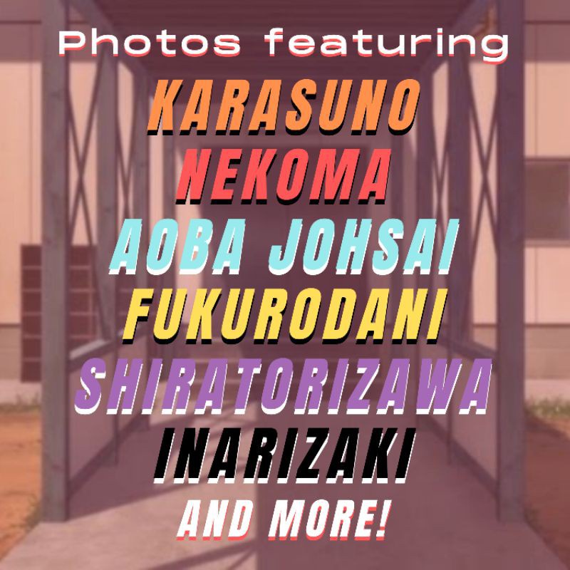 Anime HAIKYUU!! CHARACTERS AND SHIPS [Nekoma] Authentic Instax/Polaroid Prints