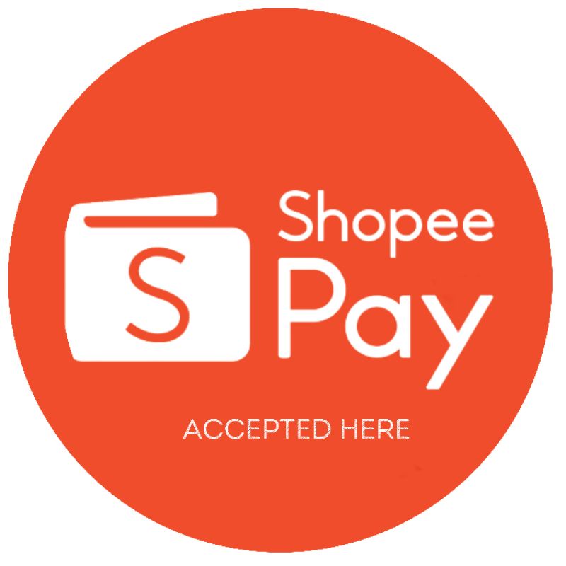 Shopee Pay Accepted Here Signage Vinyl Sticker (Laminated with Photo