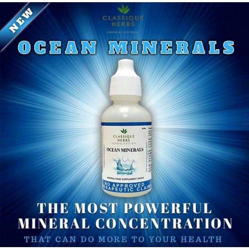 ocean minerals 60ml. Shopee Philippines