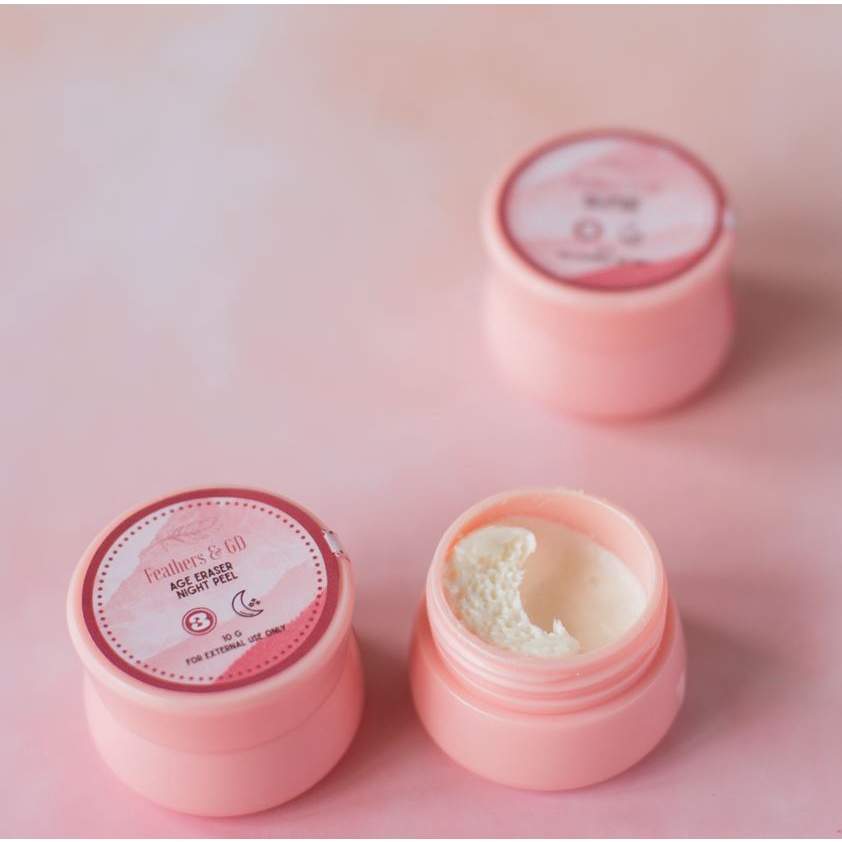 AGE ERASER NIGHT PEEL 10G / FEATHERS AND GD NIGHT CREAM/ RETINOL NIGHT
