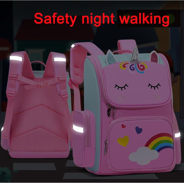 Kid Backpack Unicorn School Bag for Girl Primary School Bag  and Girls Lightweight  Backpack