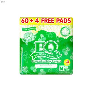 Vouchers & Services  EQ Colors Jumbo Pack Medium Tape Baby Diapers 60 + 4's #1