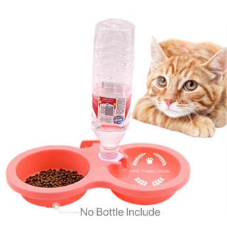 ❁[Fat Fat Cute Dog]Dog Cat 2 in 1 Hanging Feeder Pet Cage Water Food Bowl☬