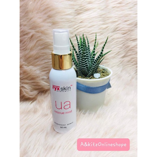 Ryx Ua rescue mist deodorant spray 60ml Shopee Philippines