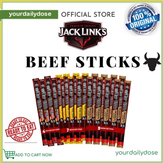 Jack Link's Beef Sticks Original, Teriyaki, Wild Heat Protein Snack 26g