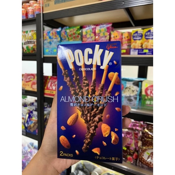 GLICO Japan POCKY 2P (chocolate/ choco mint/ almond crush) Shopee