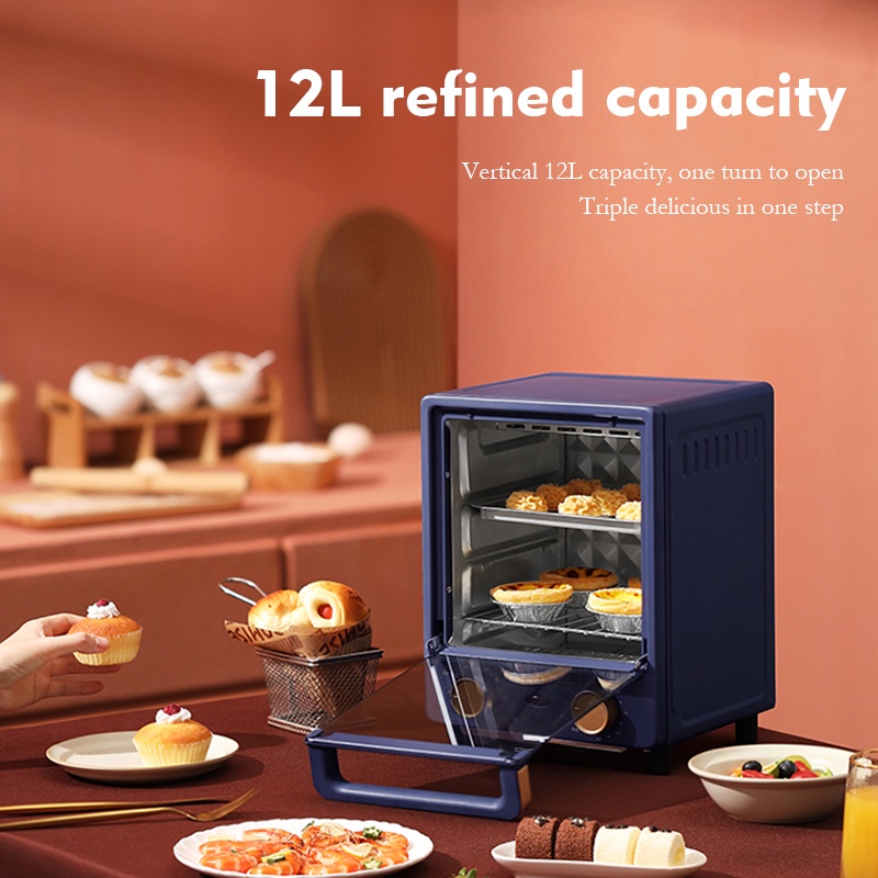 12L Electric Oven for Baking Multifunction Automatic Oven Vertical