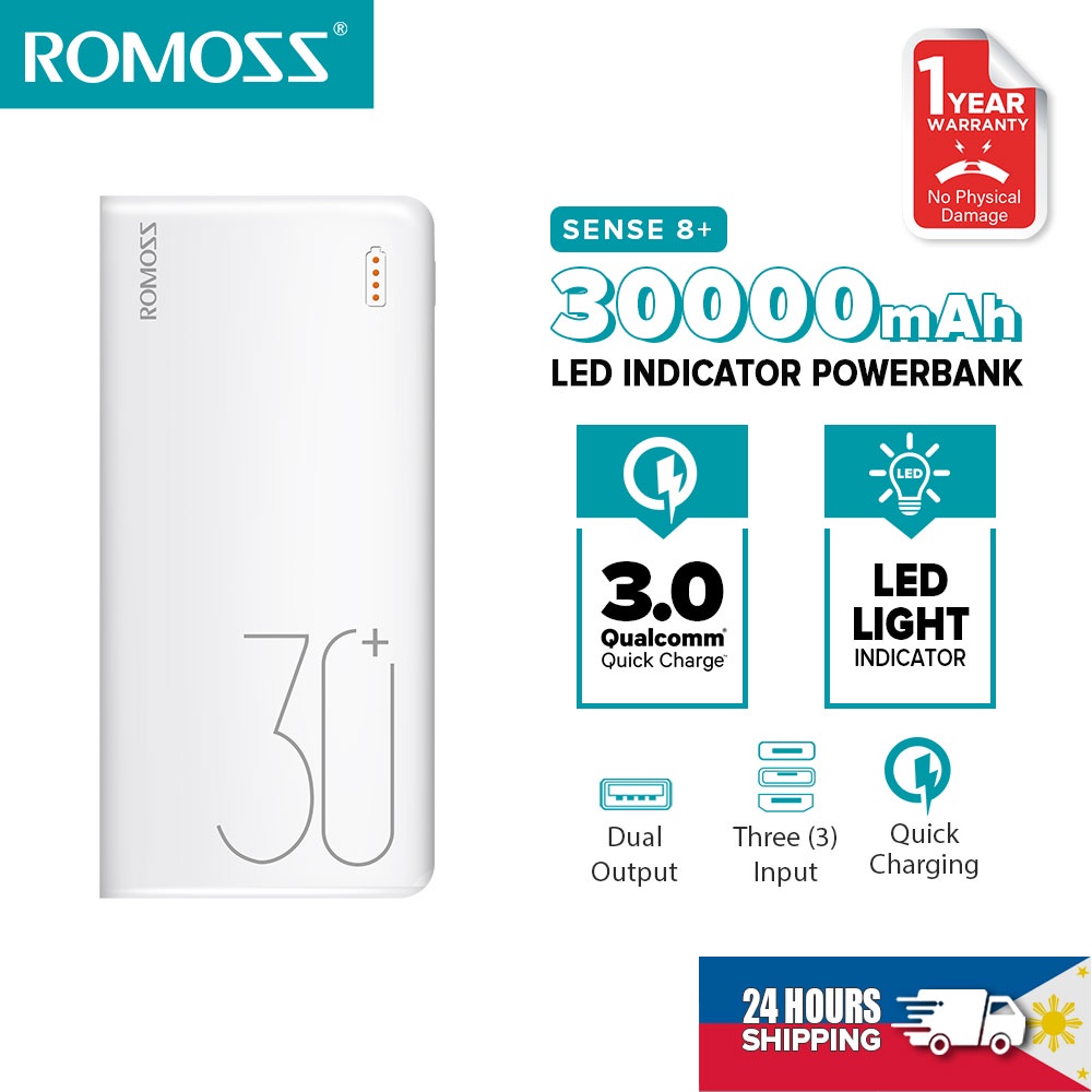 Romoss 30000mAh Powerbank Original Fast Charging PD Portable Charger Phone Battery Portable Source - Image 5