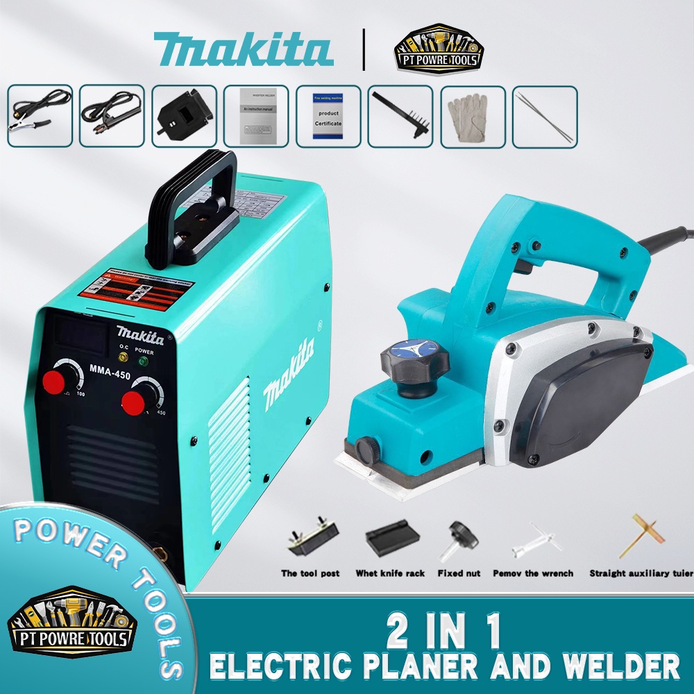 Makita 2In1 Mma450 Portable Igbt Inverter Welding Machine Plus 750W
