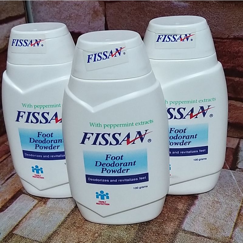 Fissan Foot Deodorant Powder with Peppermint Extracts 100 grams