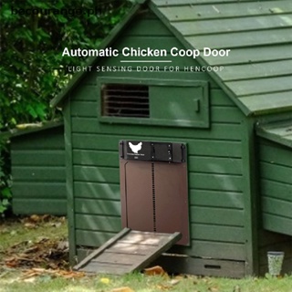 [becourange] Automatic Chicken Coop Door Light Sense Door Opener Poultry Garden Chicken Duck Door Opener Chicken House Pet Door [PH] #6