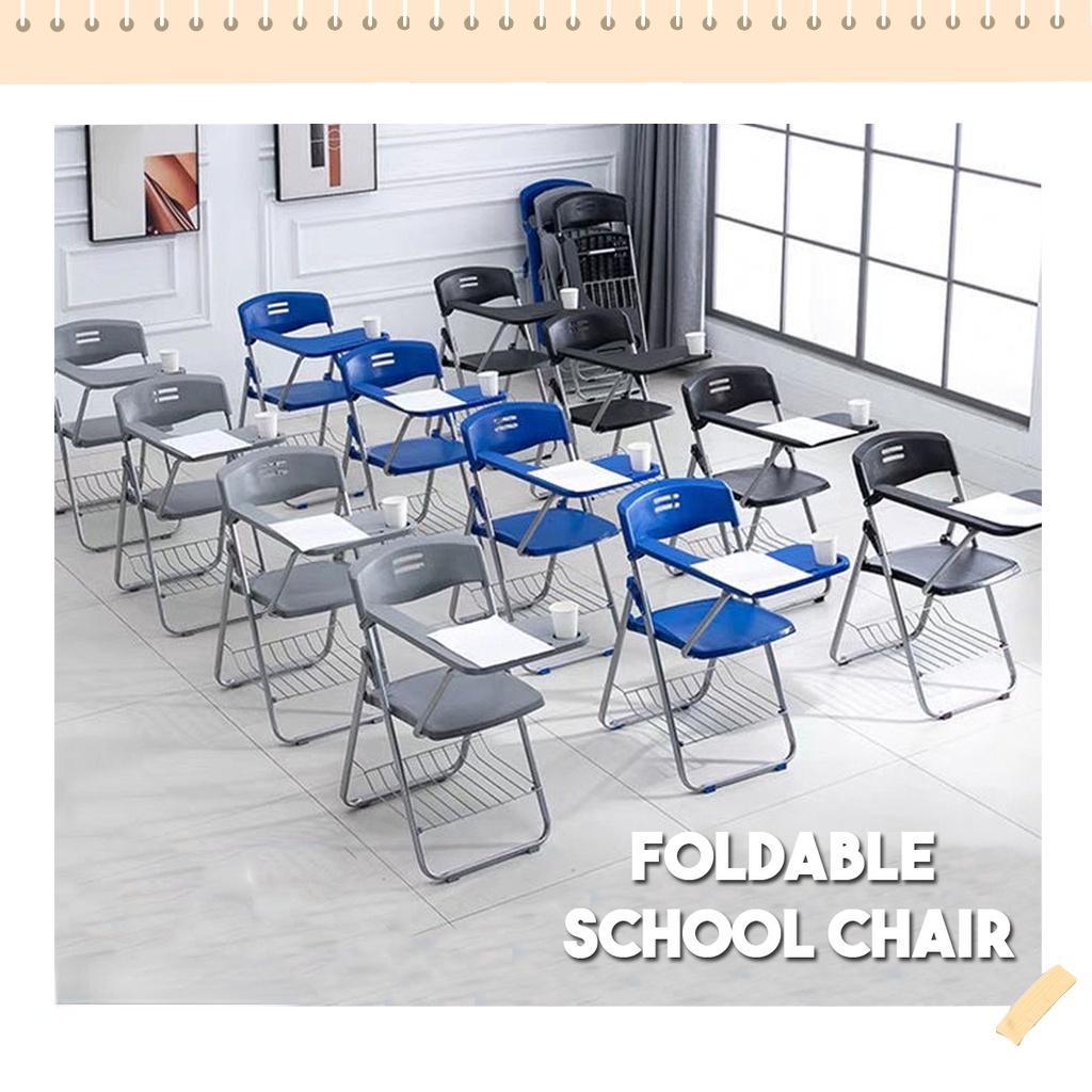 Learning chair with table arm Folding training chair, folding school