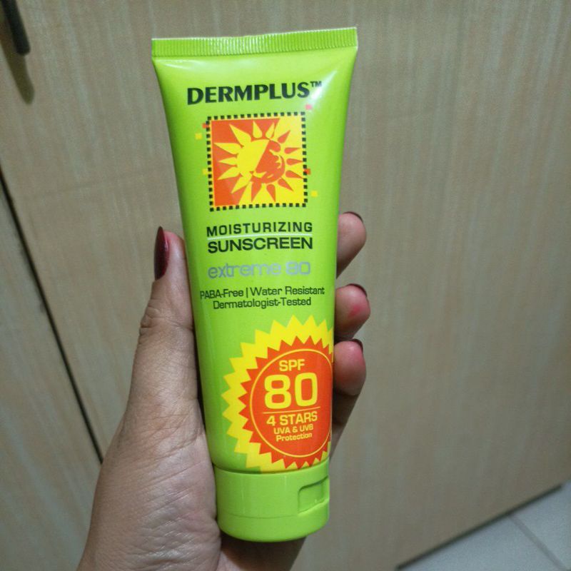 Dermplus Moisturizing sunscreen spf 80 100 ml Shopee Philippines
