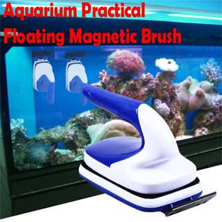 【Hot sale】Aquarium Practical Floating Magnetic Brush Fish Tank Glass Algae Scraper Aquarium Window C