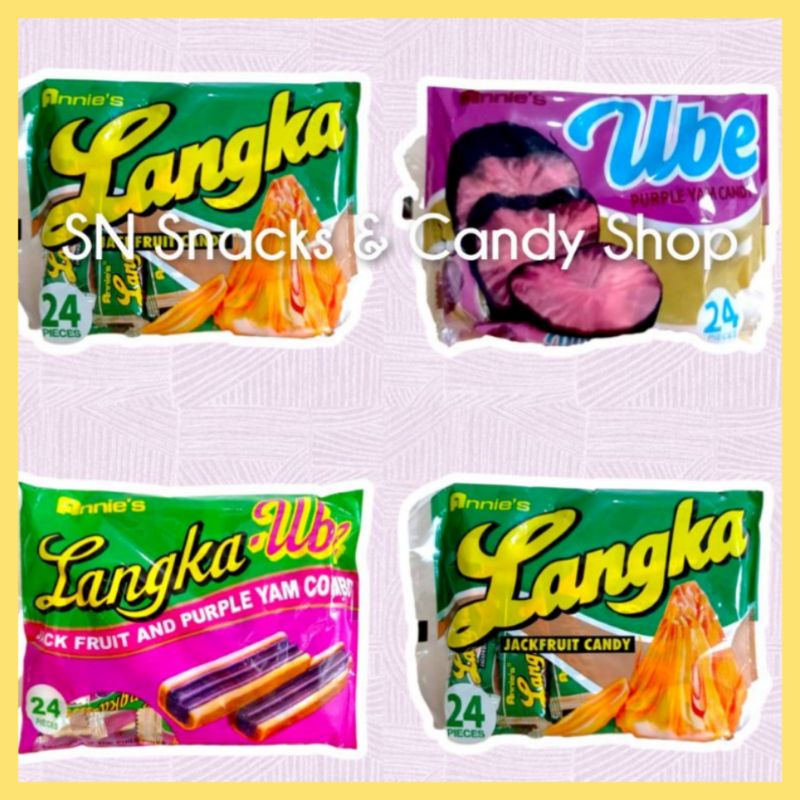 SN: ANNIE'S LANGKA.UBE.LANGKA UBE CANDY 24PCS/145G | Shopee Philippines