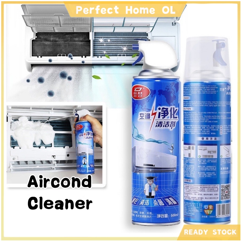 500ML Aircon Cleaner Spray Earth Aircon Coil Cleaner Aircon Cleaning