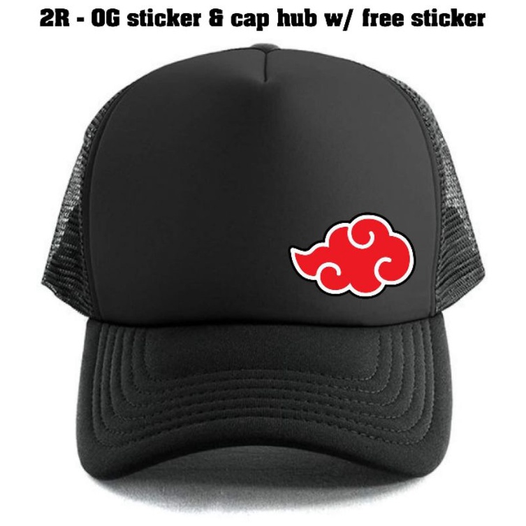 Kuromi Accessoire Roffatide Anime Chapeau De Pêche Pour Naruto Akatsuki Red Cloud Bobs Réversible Double Face Porter N Cinnamoroll Accessoires