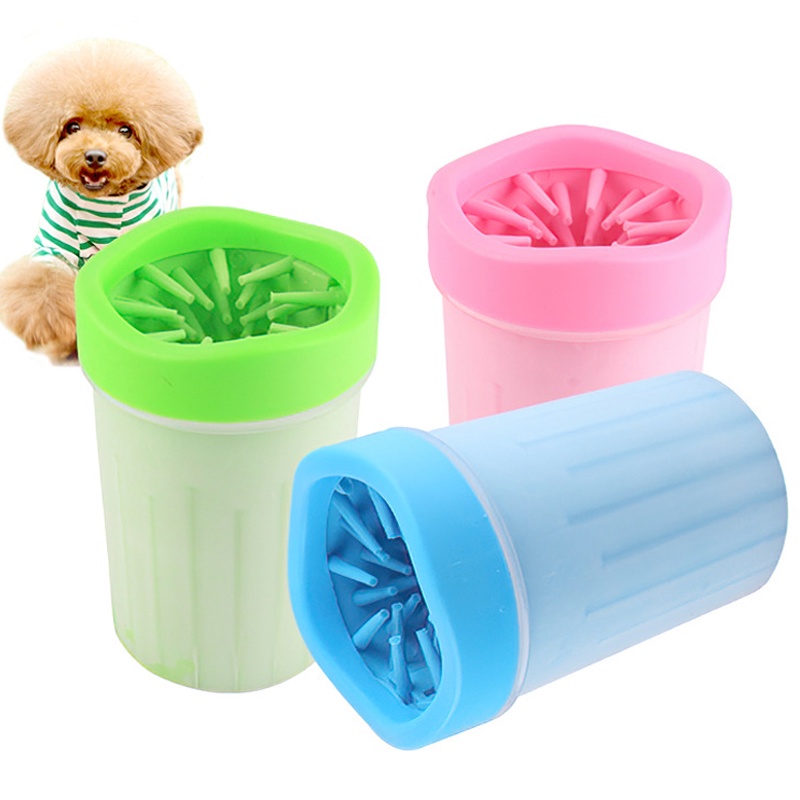 (hot)∋Pet New Land .Pet Paw Cleaner Pet Foot Cleaning Cup Portable Outdoor Manual Quick Dog Foot W #3